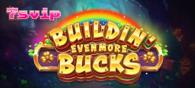 Tampilan visual slot Buildin’ Even More Bucks dengan tema konstruksi harta karun.